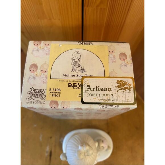 Precious Moments E-3106 Mother Sew Dear Needle Point Working (8422) - Picture 7 of 7